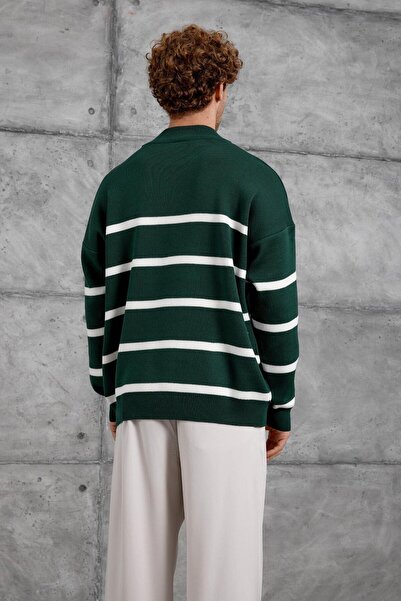 NOMARC Πράσινο Πλεκτό ΜΙΑΡΟΣΤΡΟΓΓΥΛΟ ΡΙΓΕΣ