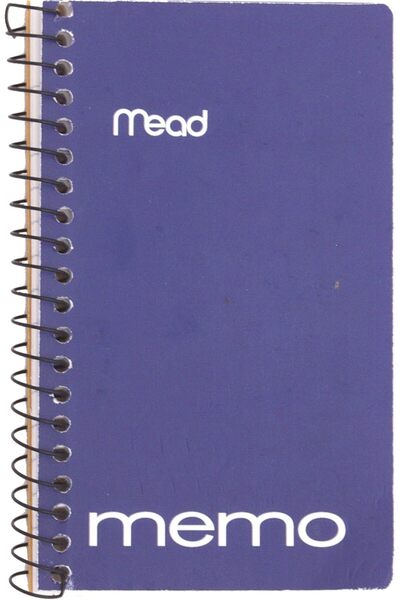 Mead Mini Spiral Notebooks, College Ruled, 5×3 in, 60 Sheets (120 Pages), 8-Pack