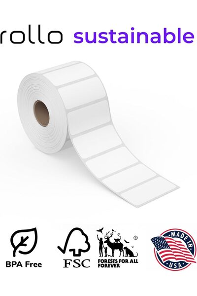 Rollo 2x1 Product Labels (1000/roll) - Commercial Grade