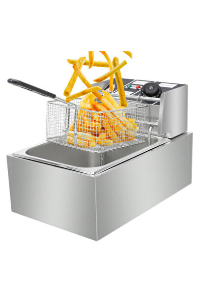 Amir Friteuza electrica de grasime capacitate 6L si maner din otel inoxidabil