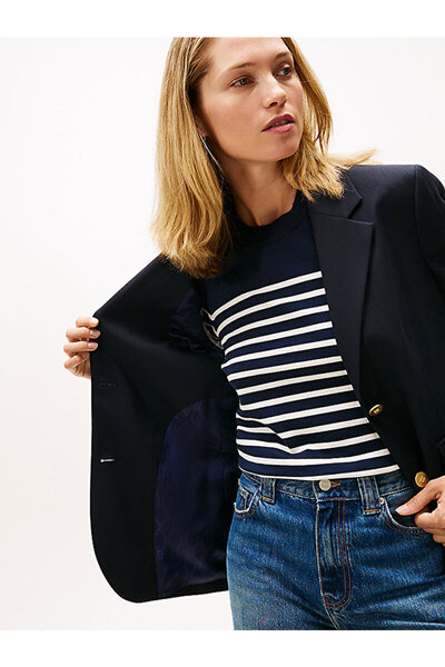 Tommy Hilfiger Timeless Regular Fit Wool Blend Blazer