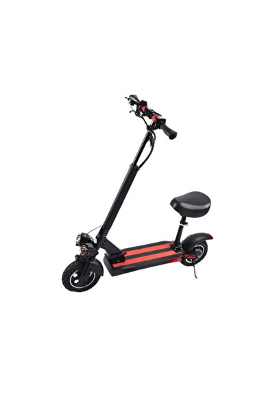 Denx DX2703 500W Electric Scooter with Bluetooth Speaker, Front and Rear Brakes, and LCD Screen