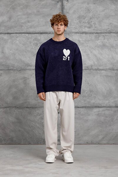 NOMARC Lacivert 251 OVERSIZE TRİKO