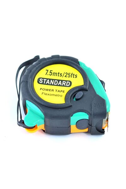 ElectroAZ Ruletă magnetică, flexibilă, lungime 7,5 m, buton de blocare, butoane de oprire