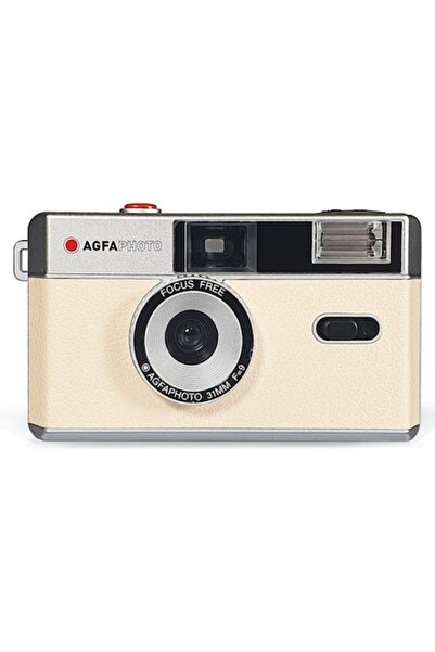 AgfaPhoto 35mm Compact Film Camera (Beige)
