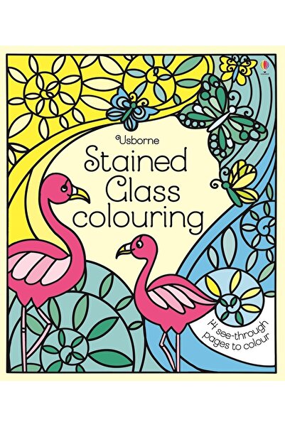Usborne Publishing Ltd STAINED GLASS COLOURING (Colouring Books)