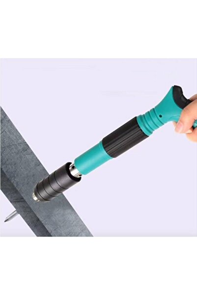 stuffix Manual Pneumatic Rivet and Nail Kit, 30 cm, Caliber 7.3 cm, Blue