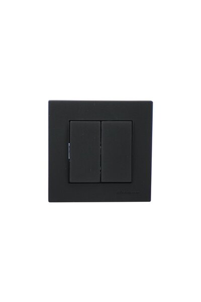 Go İthalat Mutlusan Ri̇ta-2220 402 0284 Black with Bag - Commutator - 2-Pole Switch Socket with Screw - with Frame (5273)