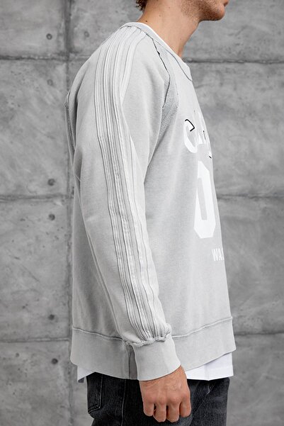 NOMARC Γκρι ΦΟΥΤΕΡ ΜΕ ΣΤΑΙΡΕΜΕΝΟ ΣΧΕΔΙΟ ΠΟΥ ΜΠΟΡΕΙ ΝΑ ΠΛΥΘΕΙ