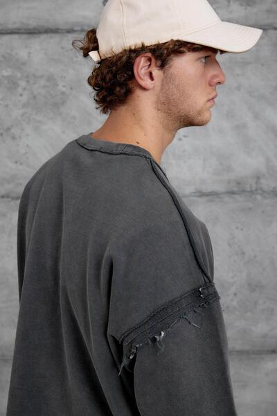 NOMARC ΦΟΥΤΕΡ oversized ΜΕ ΛΑΒΗ ΚΑΤΑΠΛΗΚΤΗ ΣΤΟΜΑΤΙΚΗ ΕΠΕΞΕΡΓΑΣΙΑ