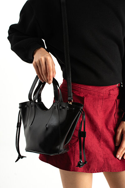 cocy-col Leona Model Black Women's Hand and Shoulder Bag