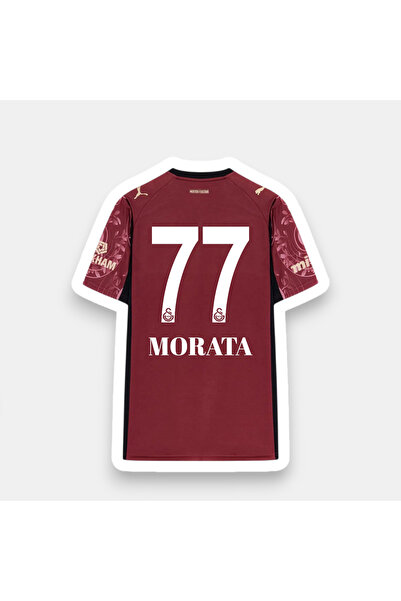 Quaxram MORATA 77 Gâlâtasarây 25-26 Yeni Sezon V Yaka Yetişkin Futbol Forması...