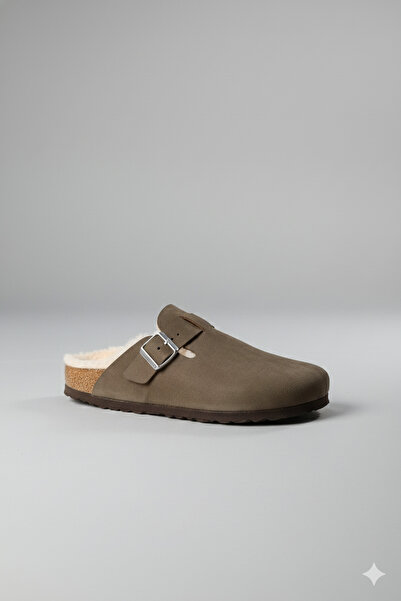 Deniz Terlik Unisex Warm Orthopedic House Slippers with Furry Inside