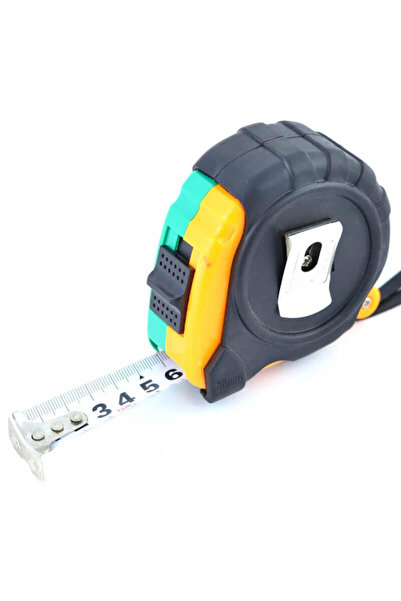 ElectroAZ Ruletă magnetică, flexibilă, lungime 7,5 m, buton de blocare, butoane de oprire