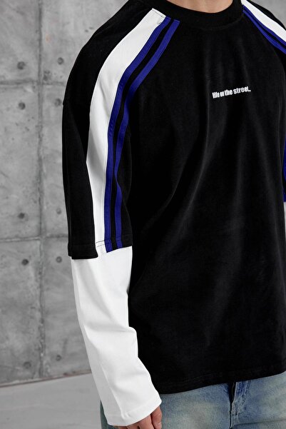 NOMARC Μαύρο ΦΟΥΤΕΡΕΣ ΜΕ ΜΑΝΙΚΑΡΙΑ LIFE ON THE STREET