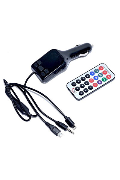 ElectroAZ Modulator FM - Player Mp3 cu încărcător și telecomandă 8 în 1