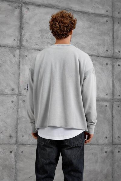 NOMARC Γκρι ΦΟΥΤΕΡΙΤΙΚΟ ΦΟΥΤΕΡΙΤΙΚΟ ΜΕ ΣΤΑΙΡΕΣ ΣΤΑΙΡΕΣ ΣΤΙΛ ΣΤΡΟΓΓΥΛΟΥ ΣΤΡΟΓΓΥΛΟΥ ΣΤΥΛ