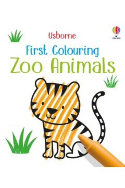 Usborne Zoo Animals Coloring Book - First Colouring Zoo Animals