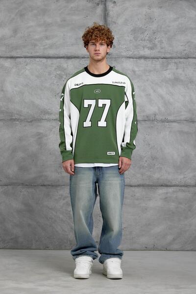 NOMARC ΠΡΑΣΙΝΟ ΝΟΜΕΡΟ 77 Ο oversized ΦΟΥΤΕΡ