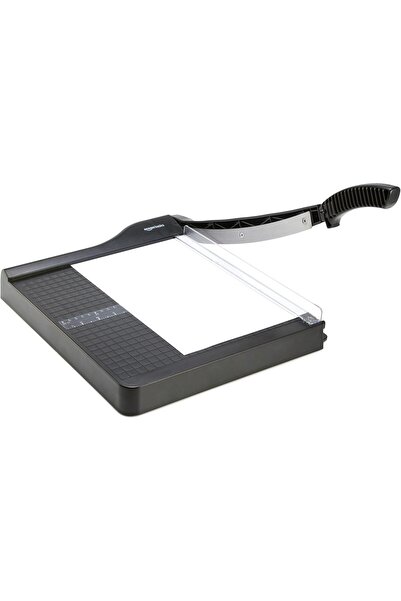 Amazon basics قاطعة ورق - شفرة 30.48 سم، سعة 10 ورقات، لون أبيض