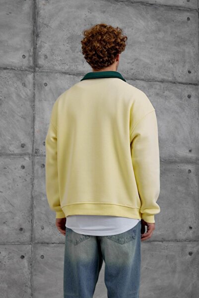 NOMARC Sari Brasil Written Half-Zip Sweatshirt