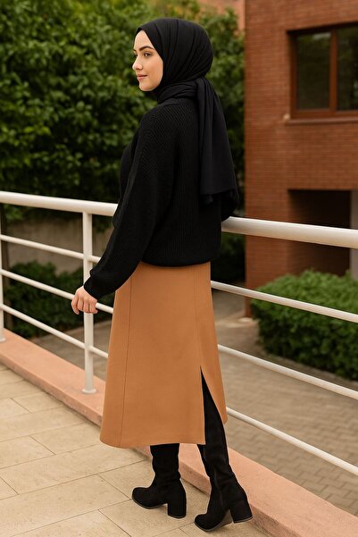 Cherry Butik Pulover de damă casual, cu mâneci tip balon, cu decolteu rotund,...