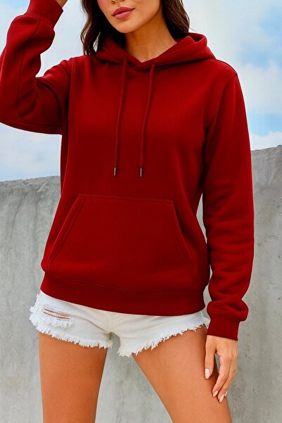 NUDEQUEEN Oversized Hooded Kangaroo Pocket Sweatshirt B4383