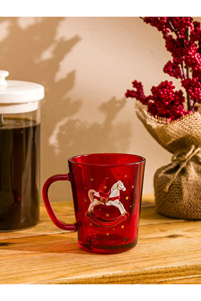 LC Waikiki Lcw Home Mixed Christmas Themed Glass Mug 380 ml