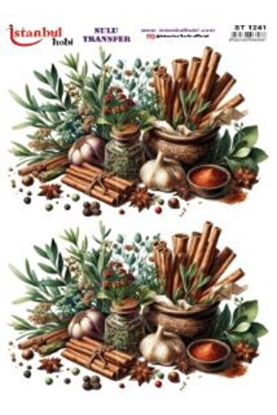 İstanbul Hobi ورق نقل مائي 25×35 سم ST-1241