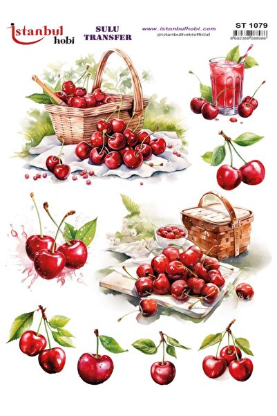 İstanbul Hobi ورق نقل مائي 25x35 سم ST-1079