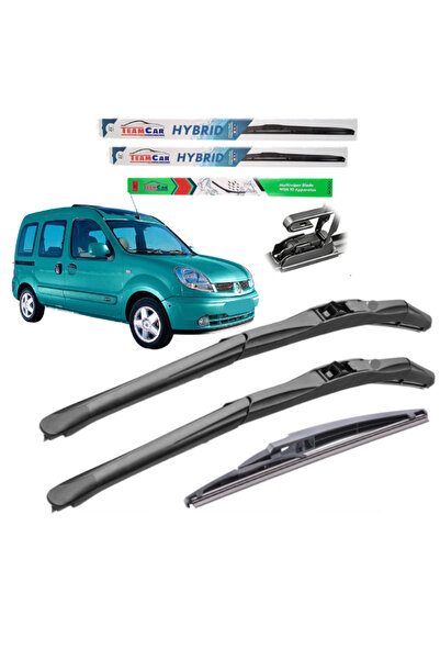 TEAMCAR Υβριδικοί υαλοκαθαριστήρες Renault Kangoo I 1997-2007 Πλήρες σετ