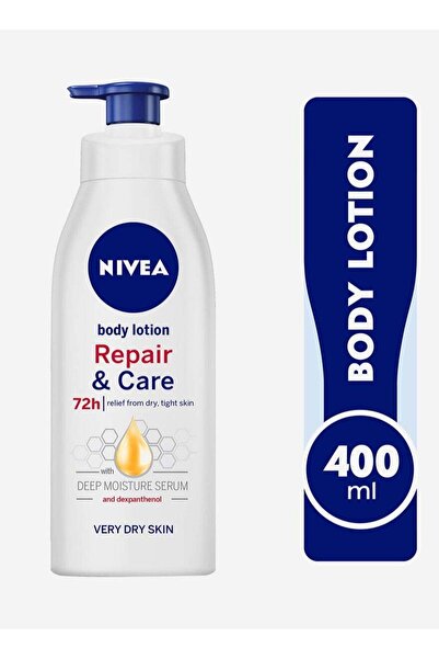 NIVEA Body Lotion, Repair & Care, 400ml