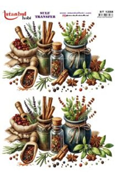 İstanbul Hobi Water Transfer Paper 25X35Cm St-1238