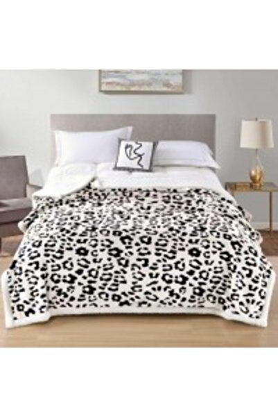 OEM Cocolino fluffy blanket, ZIPPERED ENVELOPE with fur, 3D ANIMAL PRINT MODEL, 200 x 230cm, for 2 people