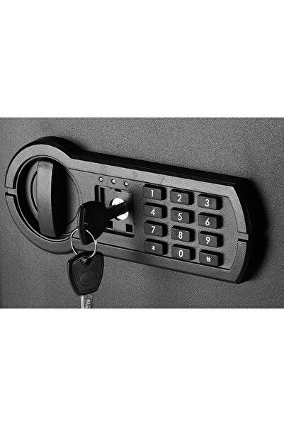 Amazon basics Steel Home Security Safe with Programmable Digital Keypad Lock, 43 L, Black