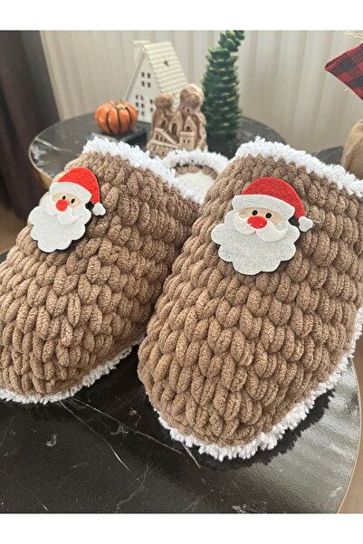 Pembe Portakal YENİ YIL TEMALI ÖRGÜ EV TERLİĞİ