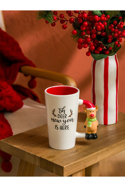 LC Waikiki Lcw Home Mixed Text Printed Ceramic Mug 480 ml