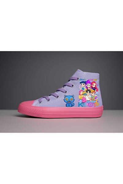 lias desing Demons Huntrix only boys cu imprimeu Pantofi sport pentru fete Pantofi sport Talpă confortabilă