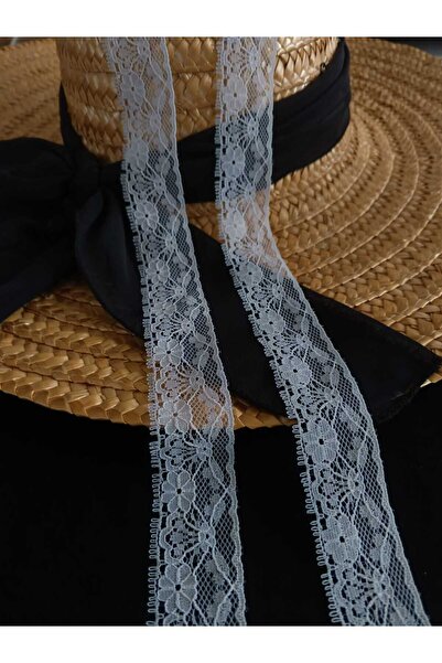 ULUPAMİR دانتيل أبيض ضيق الحواف