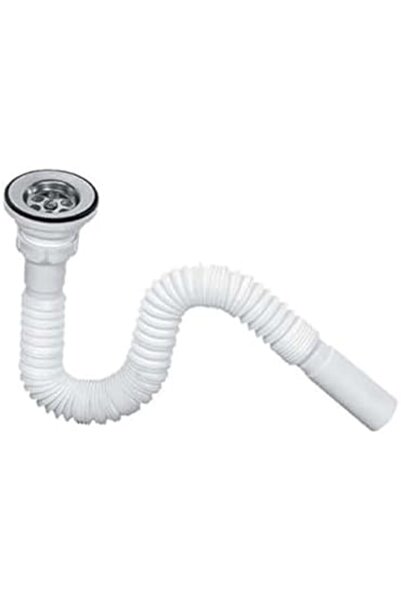 STOREMAX Lavabo Gider Hortumu/Körüklü Lavabo Sifonu/Eviye Gider Borusu (Pasla...