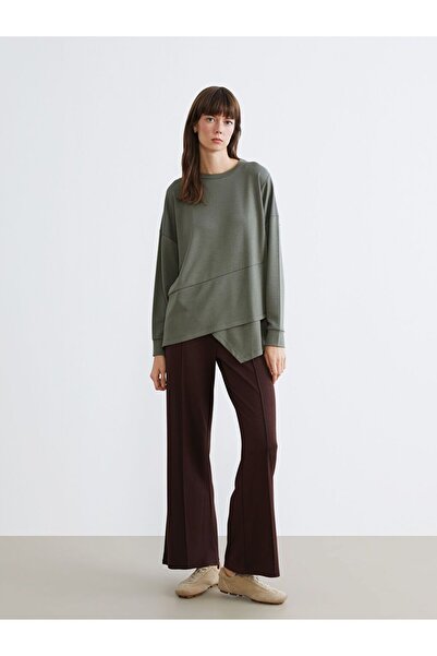 LC Waikiki Women's Wide Leg Sweatpants with Elastic Waist