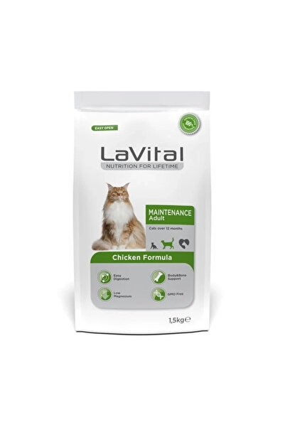 LaVital Lavital Maintenance Tavuklu Yetişkin Kedi Maması 1.5 Kg