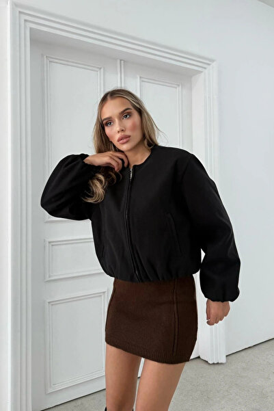 MARTYZ سترة بومبر بسحاب وأكمام بالون