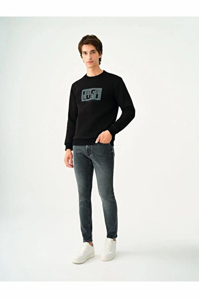 Loft بنطلون جينز رجالي من جاستن بلون رمادي مدخن LF2037012