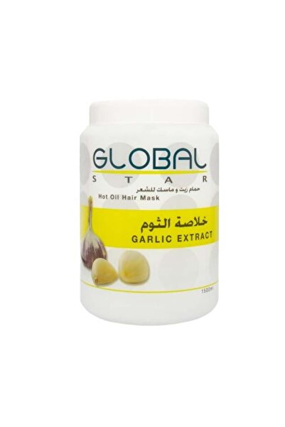 Globalstar قناع وزيت للشعر 1500 مل - بالثوم