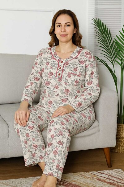 Tenra Wide Cut Women's Pajama Set 100% Cotton