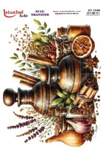 İstanbul Hobi Water Transfer Paper 25X35Cm St-1239