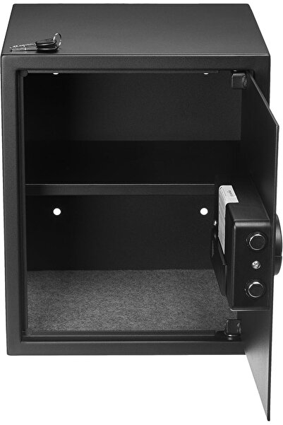 Amazon basics Steel Home Security Safe with Programmable Digital Keypad Lock, 43 L, Black