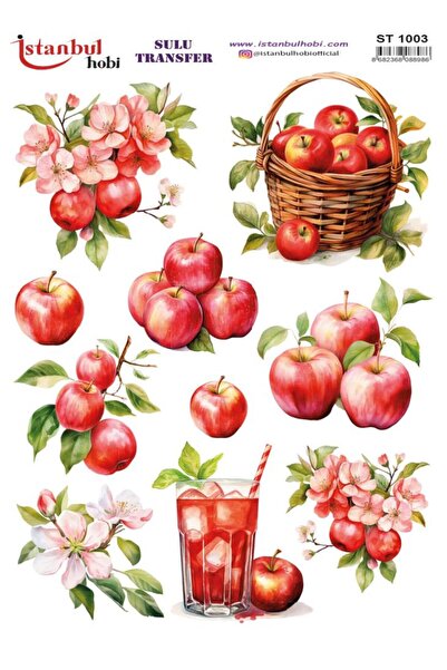 İstanbul Hobi ورق نقل مائي 25×35 سم ST-1003