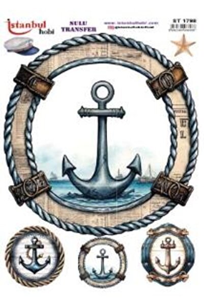 İstanbul Hobi ورق نقل مائي 25×35 سم ST-1798